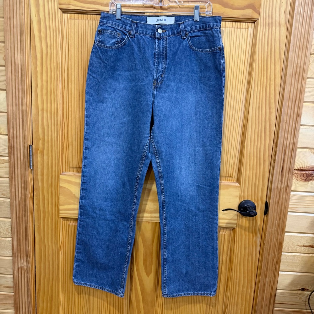 Gap Loose Jeans Women's 14R Blue High Rise Relaxed Straight 100% Cotton Canada